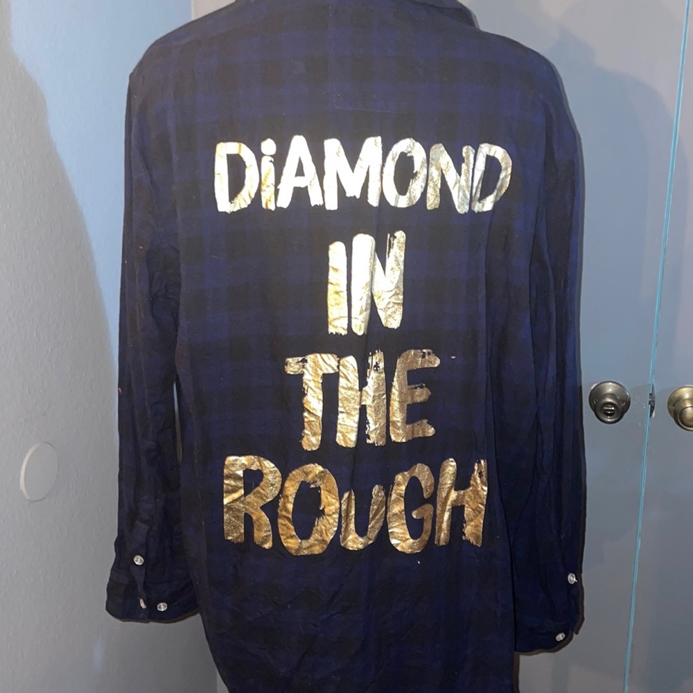 Cakeworthy “Diamond in the Rough” Aladdin flannel